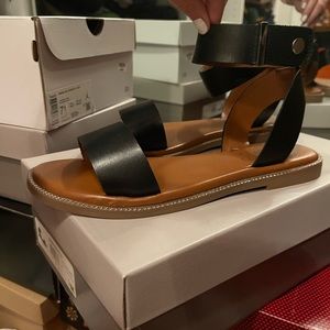 Franco Sarto Black Sandals